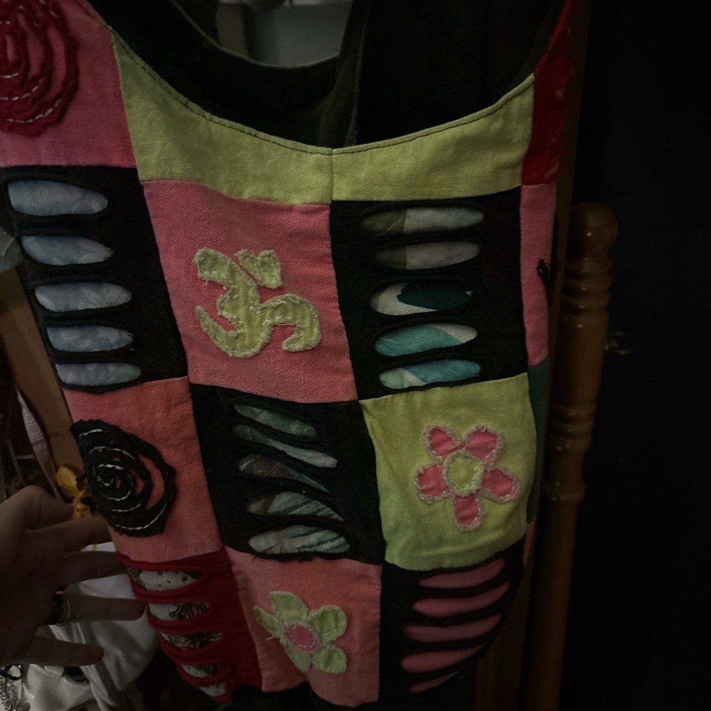 Hippie Laundry Multicolor Patchwork Shoulder Bag … - image 2